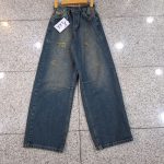 شلوار بگ جین طرحدار